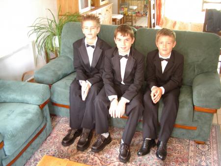 les 3 mec en smoking